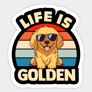 Life Is Golden Sticker